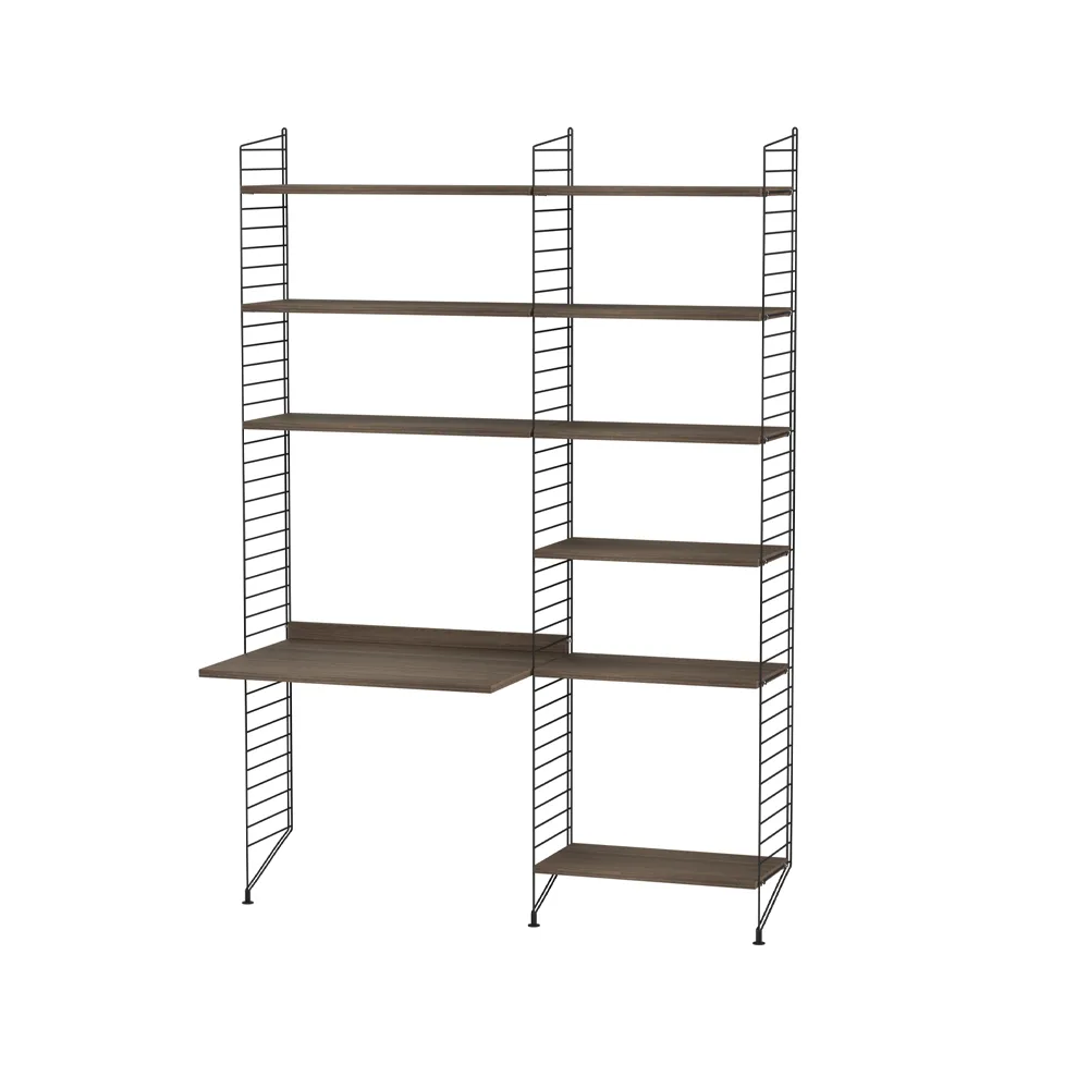 String office walnut & black - Combination B,  String