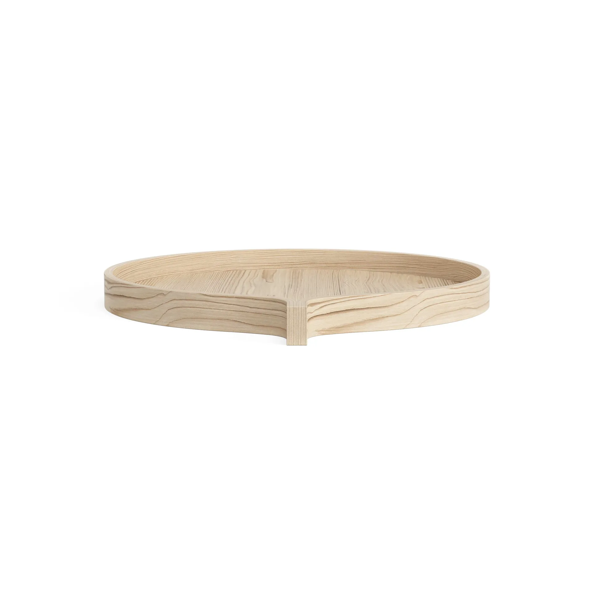 Comma tray Ø40 cm, Ash lackered Swedese