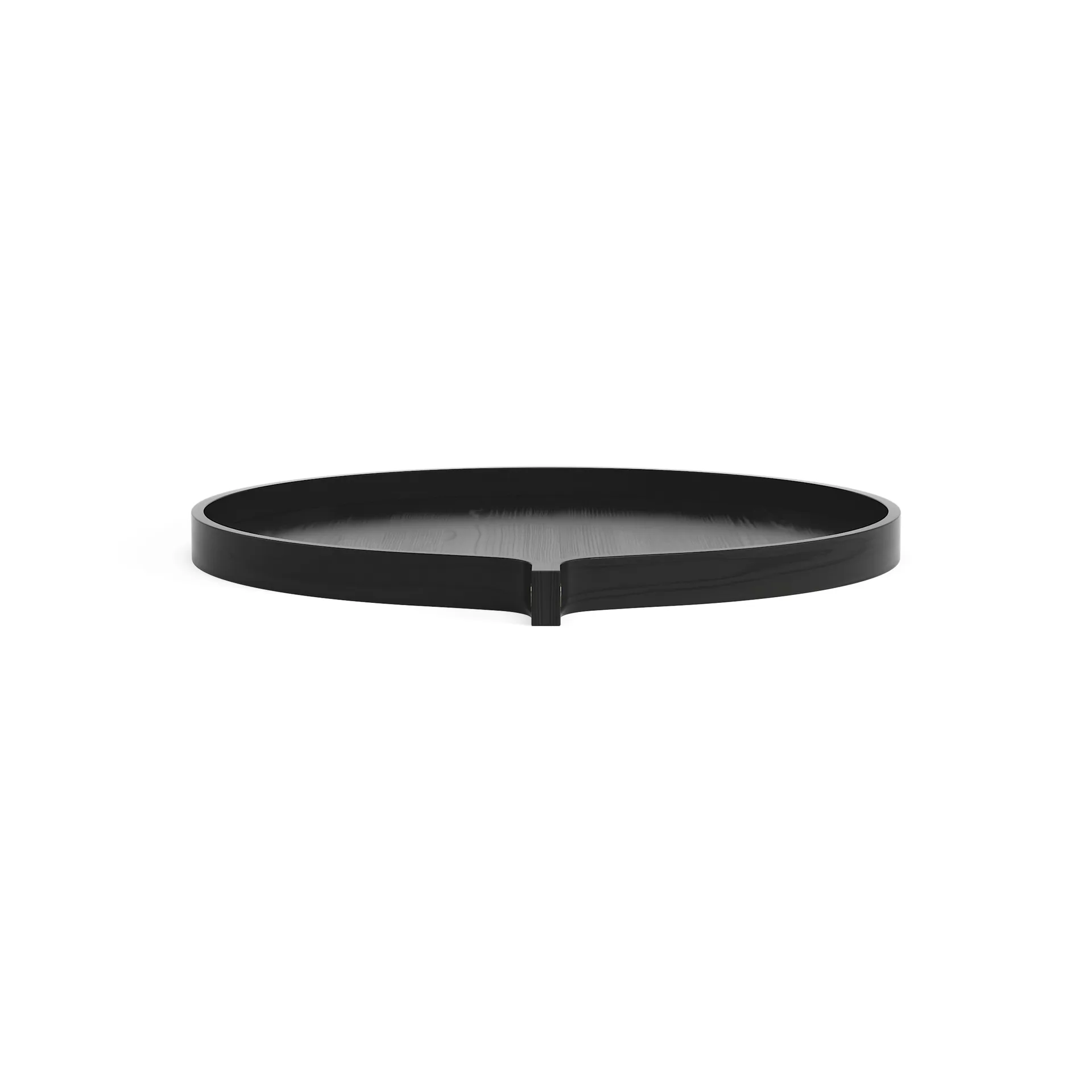 Comma tray Ø52 cm, Ash black oiled Swedese