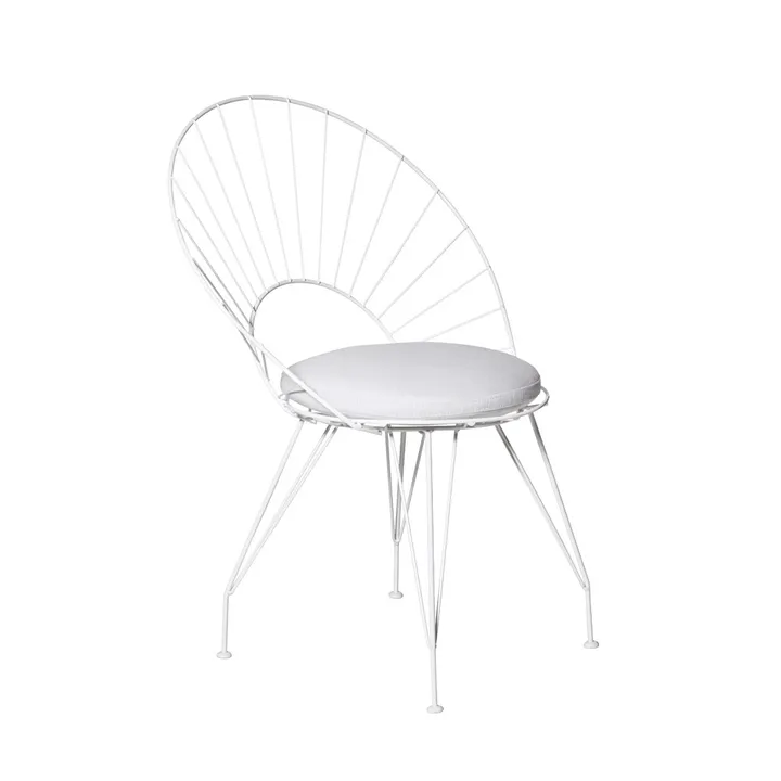 Desirée chair - Nature/beige-white stand - Swedese