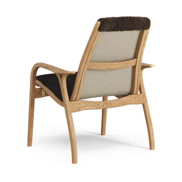 Laminett armchair - Sheepskin Espresso-oiled oak - Swedese