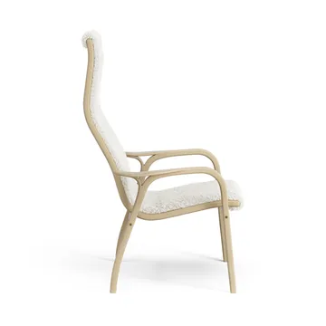 Lamini children's arm chair laquered oak/sheep skin - Off white (white) - Swedese