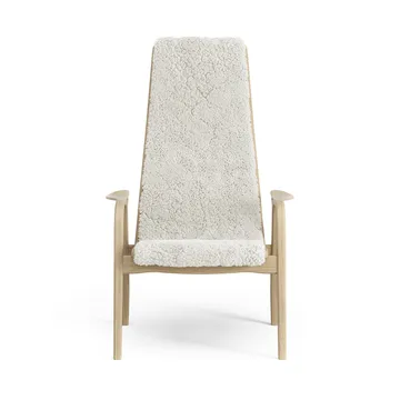 Lamini children's arm chair laquered oak/sheep skin - Off white (white) - Swedese