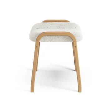Lamino foot stool oiled oak/sheep skin - Off white (white) - Swedese