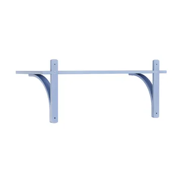 Levi shelf 1 shelf level - ILKE Blue-aluminium, 90 cm - Swedese