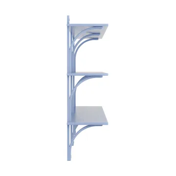Levi shelf 3 shelves - ILKE Blue-aluminium, 180 cm - Swedese