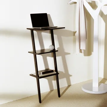 Libri standing table - Ash black glazed - Swedese