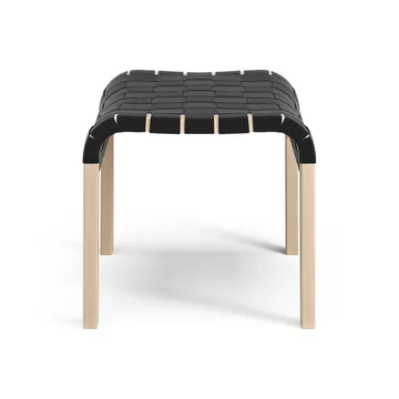 Primo foot stool laquered beech - Black - Swedese