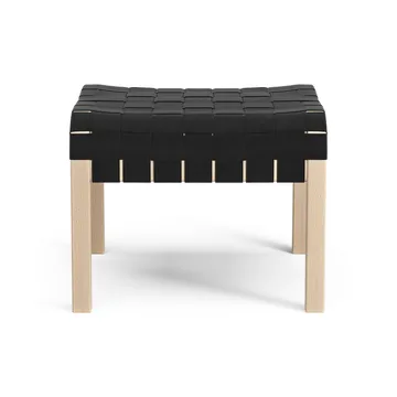 Primo foot stool laquered beech - Black - Swedese
