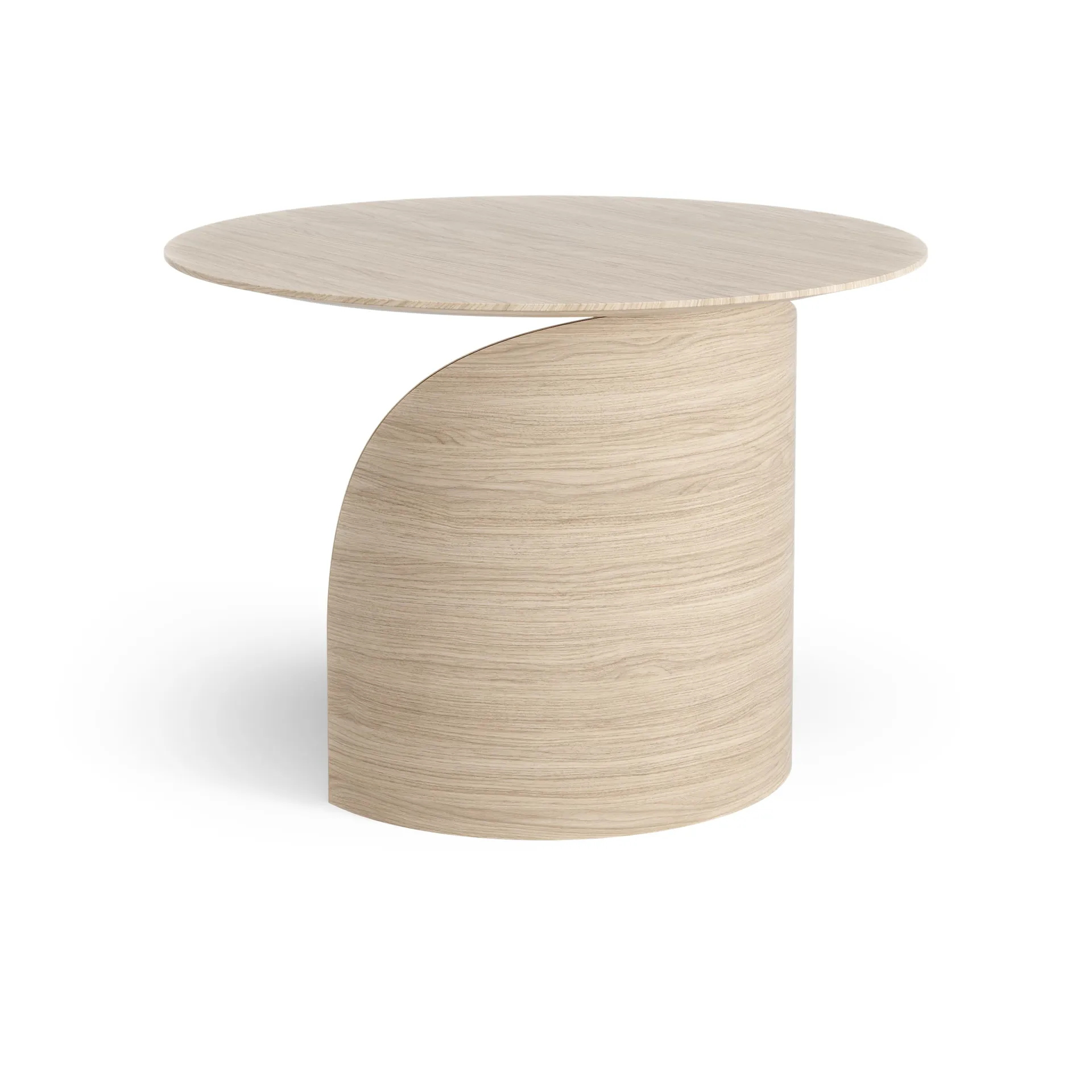 Savoa table H45 cm, Oak white pigmented Swedese