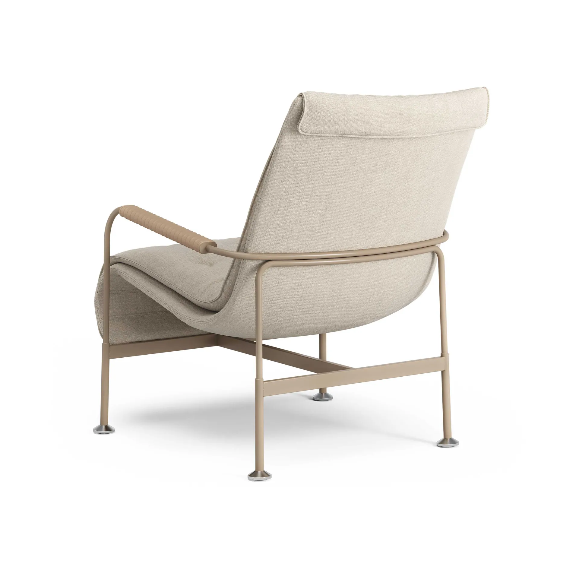 Serpentine armchair, Fabric Romo Linara Rye-nutmeg-Tärnsjö Nature Swedese
