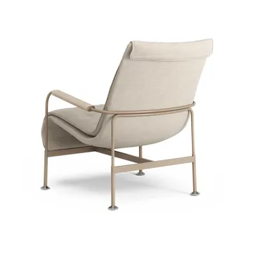 Serpentine armchair - Fabric Romo Linara Rye-nutmeg - Swedese