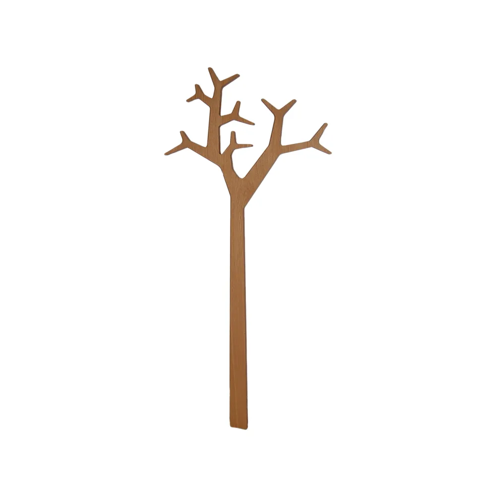 Tree Rock wall hanger, Oak clear lacquer Swedese