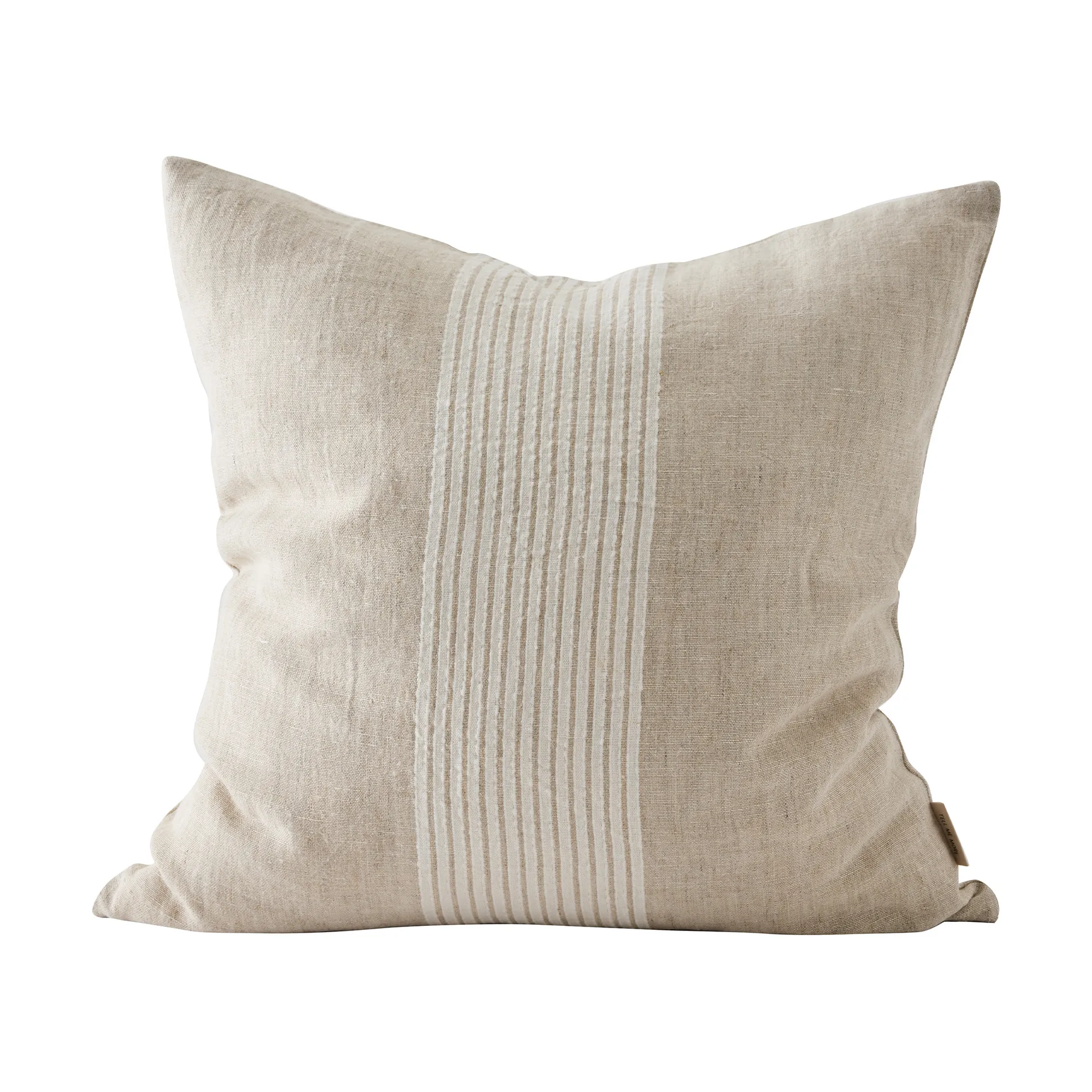 Colette cushion cover, Natural stripe, 50x50 cm Tell Me More