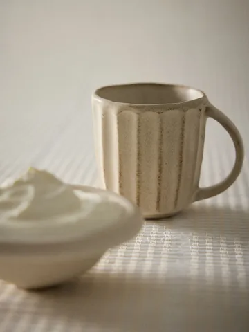 Elba mug - Sand beige, 35 cl - Tell Me More