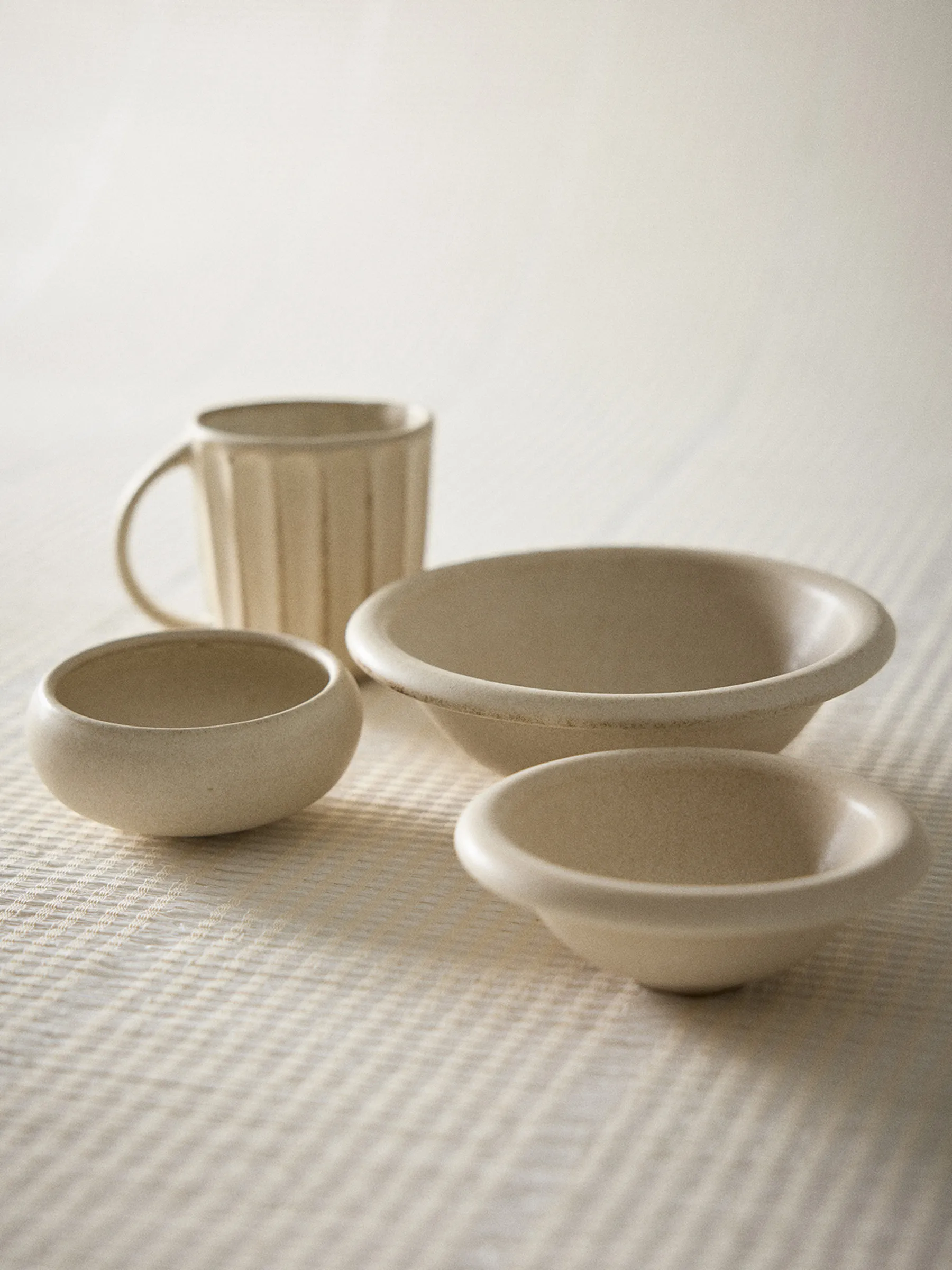 Elba mug, Sand beige, 35 cl Tell Me More