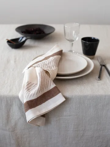 Ella napkin 50x50 cm - Brown - Tell Me More