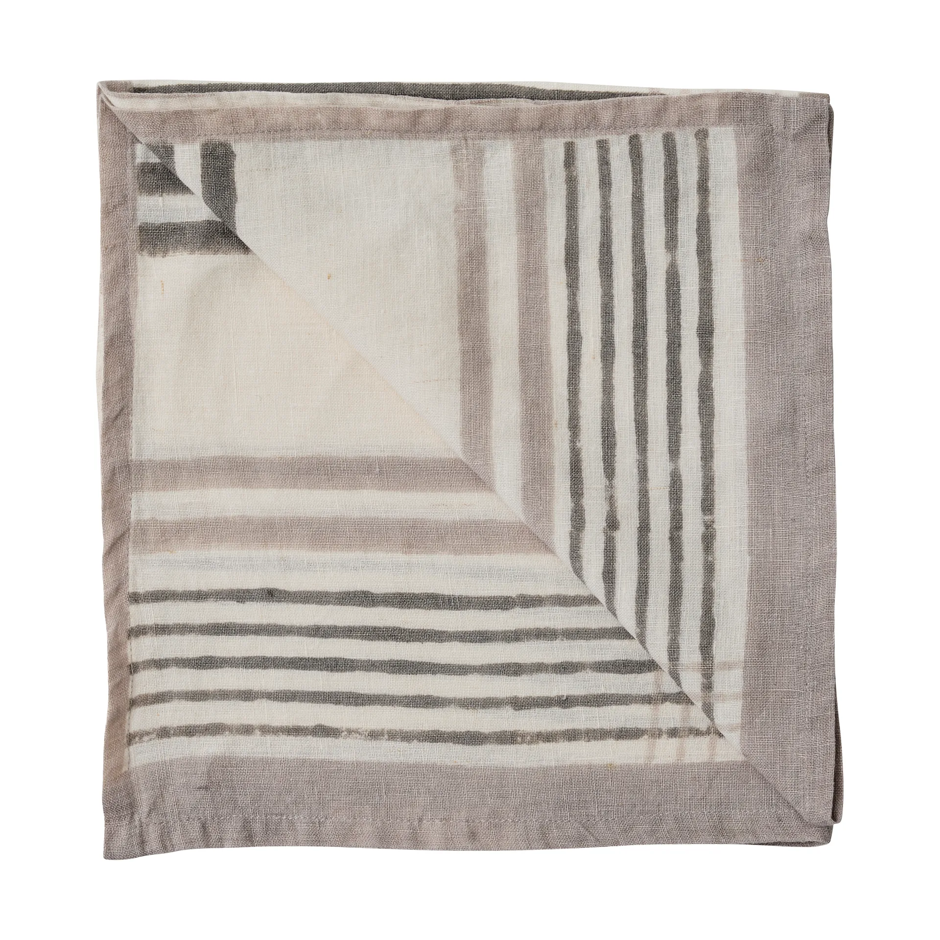 Ella napkin 50x50 cm, Grey checkered Tell Me More
