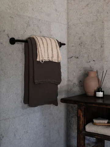Nella bath towel 100x150 cm - Taupe - Tell Me More