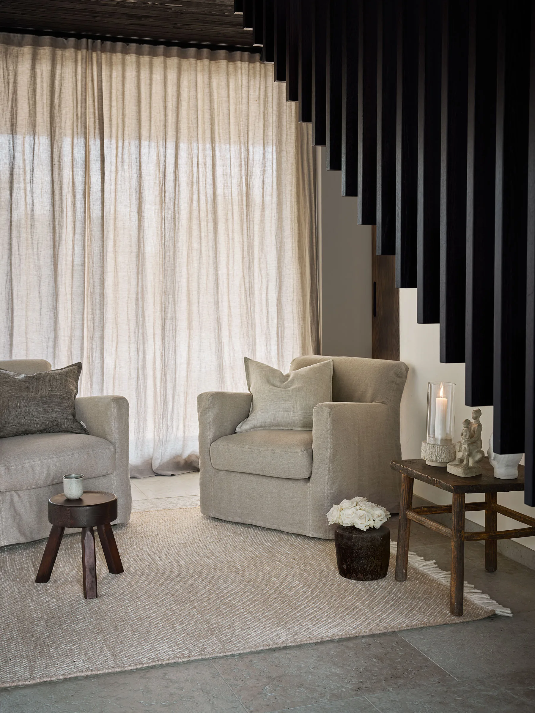 Nelson wool rug, Beige-Offwhite, 170x240 cm Tell Me More