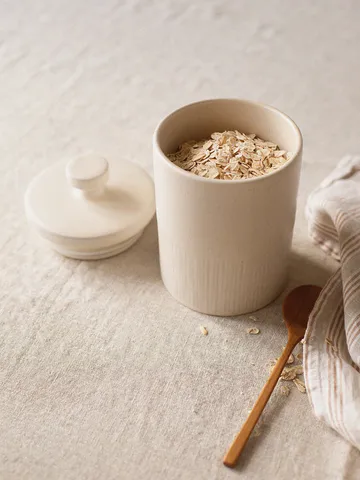 Palermo jar with lid - Offwhite, small 0.95 L - Tell Me More