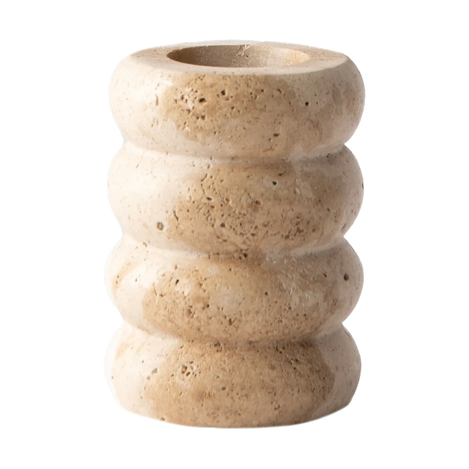 Travertine candle holder, Large 10.5 m Tell Me More