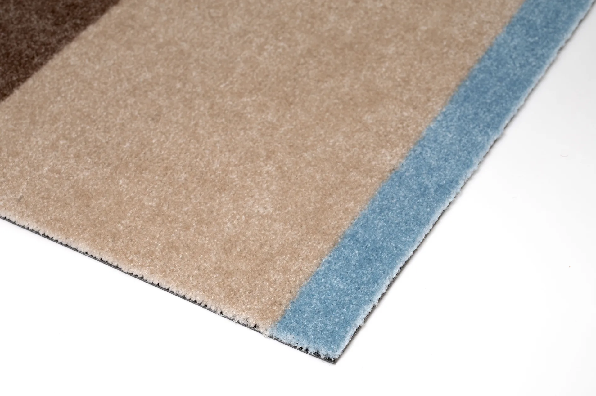 Stripes doormat horizontal, Ivory-sand-blue, 40x60 cm tica copenhagen