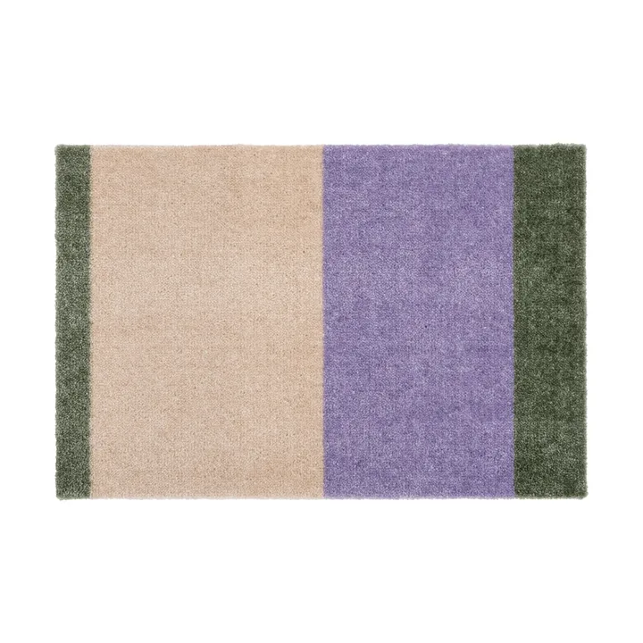 Stripes doormat horizontal - Lilac-ivory-green, 40x60 cm - tica copenhagen