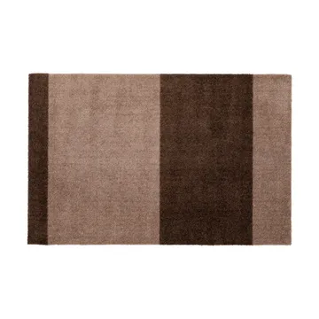 Stripes doormat horizontal - Sand-brown. 60x90 cm - tica copenhagen