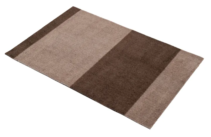 Stripes doormat horizontal - Sand-brown. 60x90 cm - tica copenhagen