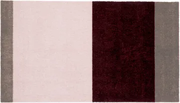 Stripes hallway rug horizontal - Bordeaux-rose-sand, 67x120 cm - tica copenhagen
