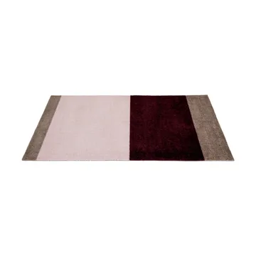 Stripes hallway rug horizontal - Bordeaux-rose-sand, 67x120 cm - tica copenhagen