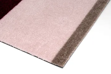 Stripes hallway rug horizontal - Bordeaux-rose-sand, 67x120 cm - tica copenhagen