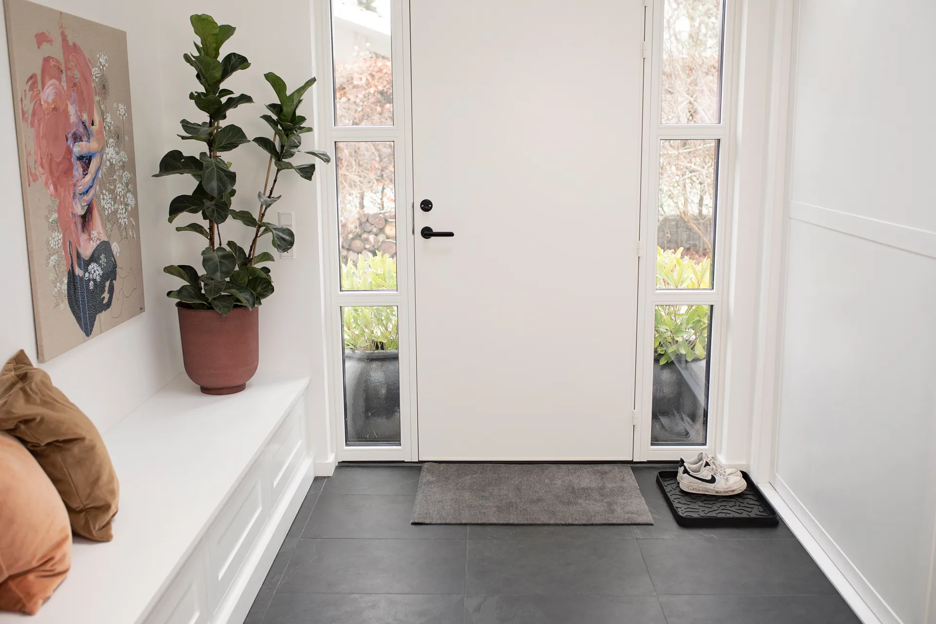 Unicolor doormat, Steel grey. 60x90 cm tica copenhagen