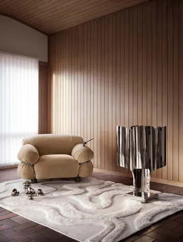 Norlander wool carpet 180x240 cm - Offwhite - Tinted