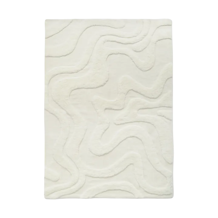 Norlander wool carpet 260x350 cm - Offwhite - Tinted