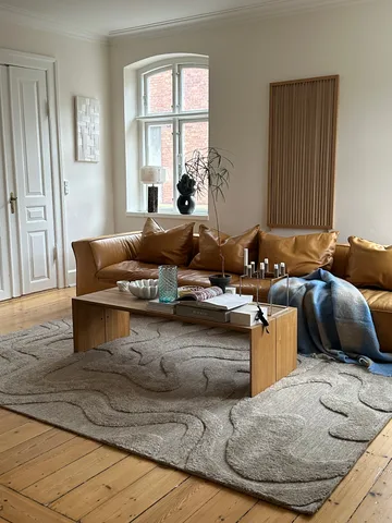 Norlander wool rug 200x300 cm - Beige-melange - Tinted