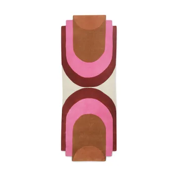 Rohdin wool carpet 90x250 cm - Multi - Tinted