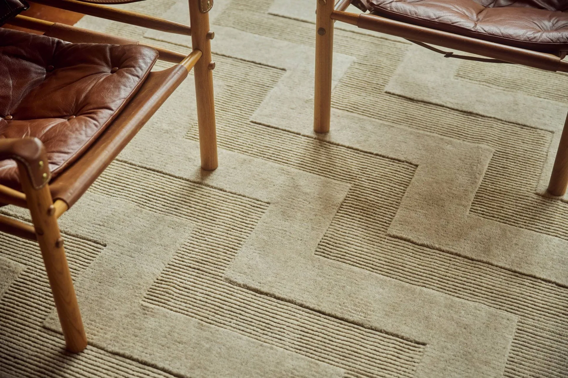Valmont wool rug, Beige melange, 250x350 cm Tinted