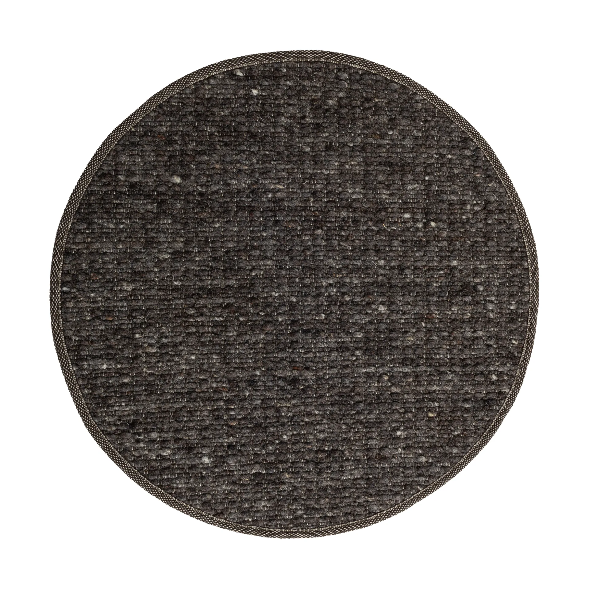 Greenland Swift round rug, Anthracite no. 83, Ø170 cm Tisca