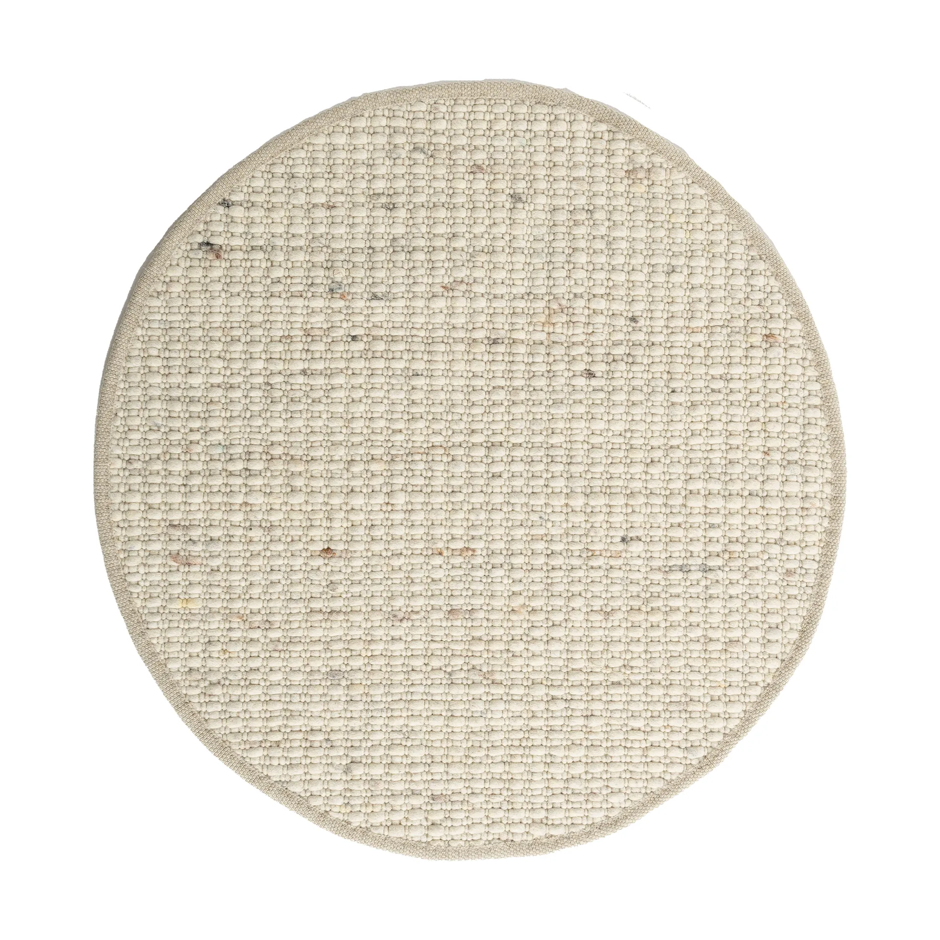 Greenland Swift round rug, Natural white no. 11, Ø200 cm Tisca