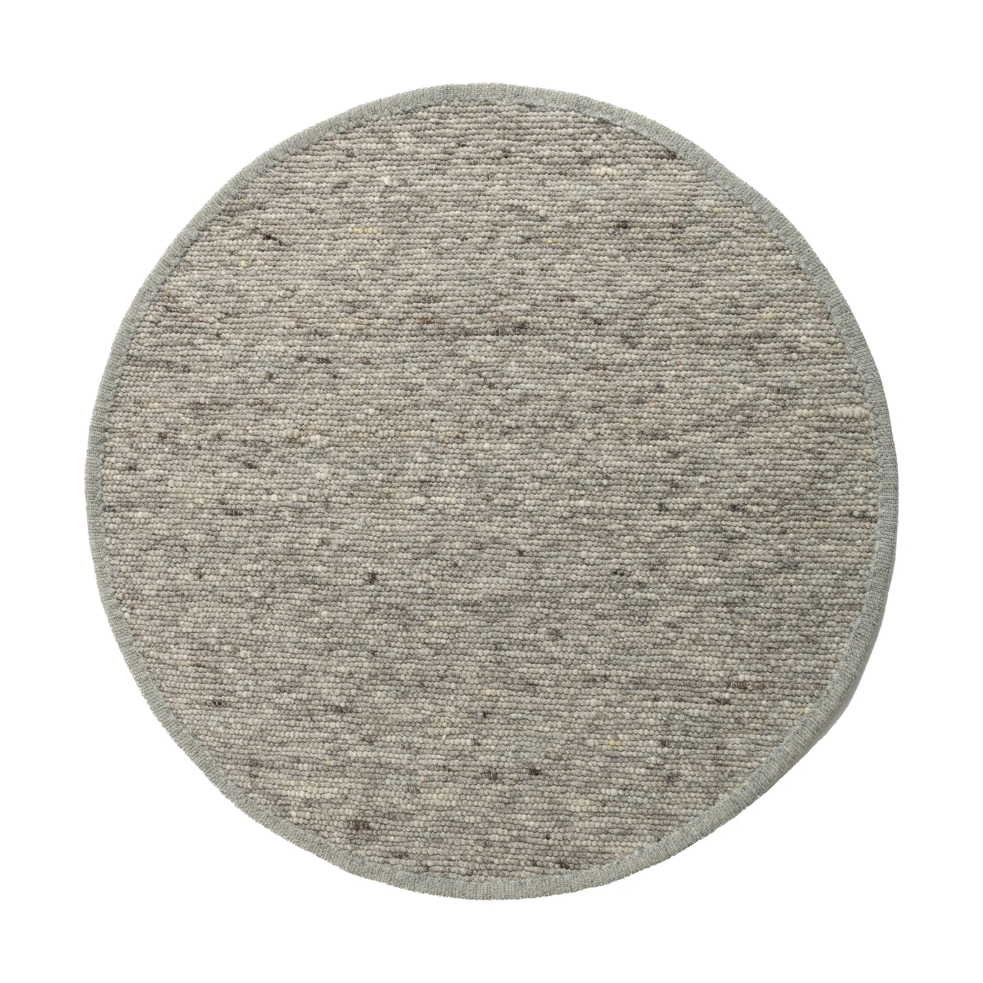Sierrafil round rug, Silver no. 28, Ø200 cm Tisca
