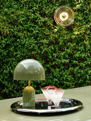 Bell Portable LED table lamp 28 cm - Moss - Tom Dixon