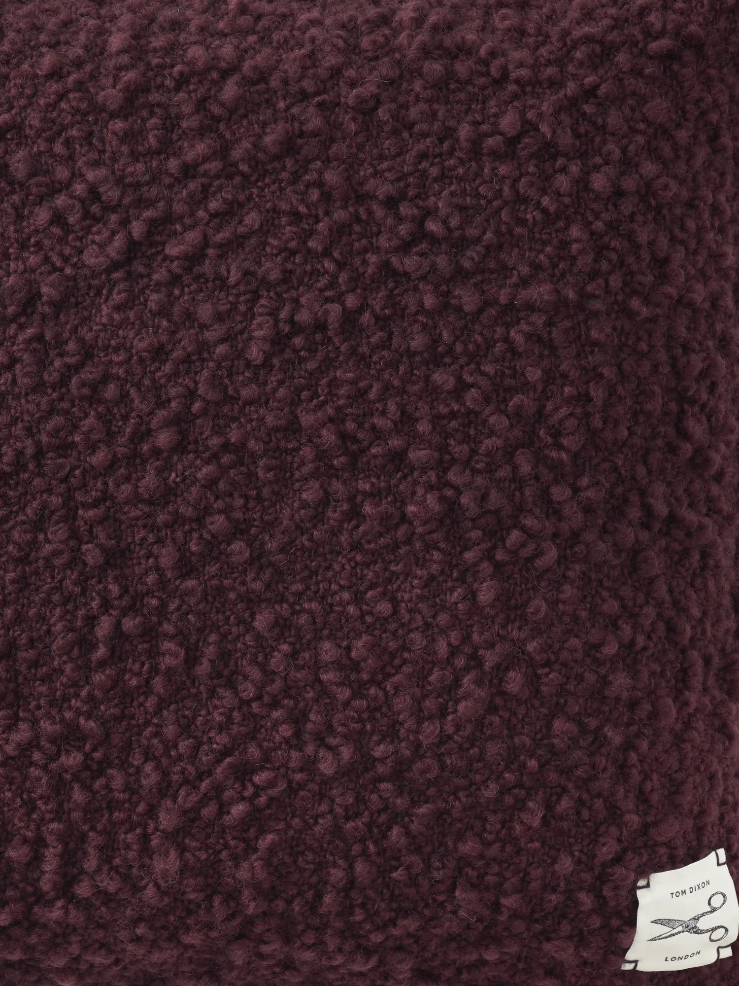 Bobble cushion 45x45 cm, Burgundy Tom Dixon