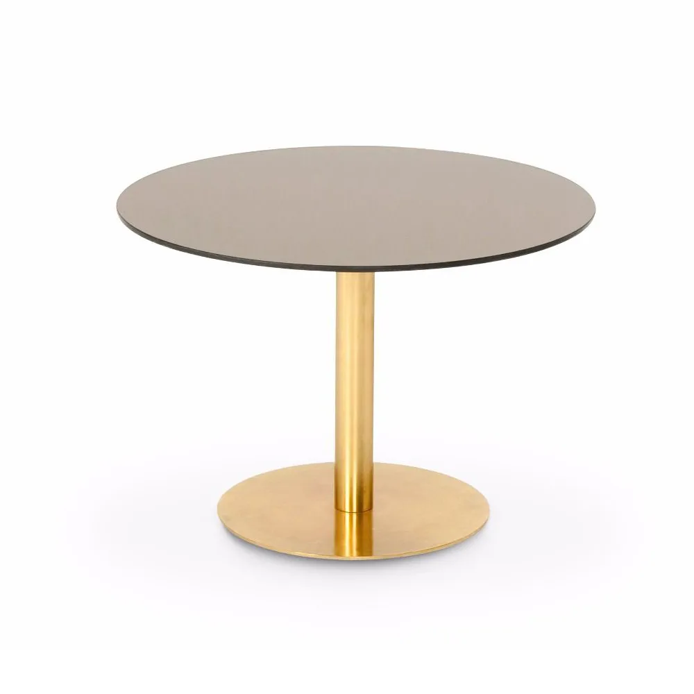 Flash coffee table Ø60 cm, Copper-brass stand Tom Dixon