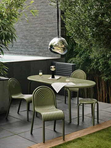 Groove chair - Moss - Tom Dixon