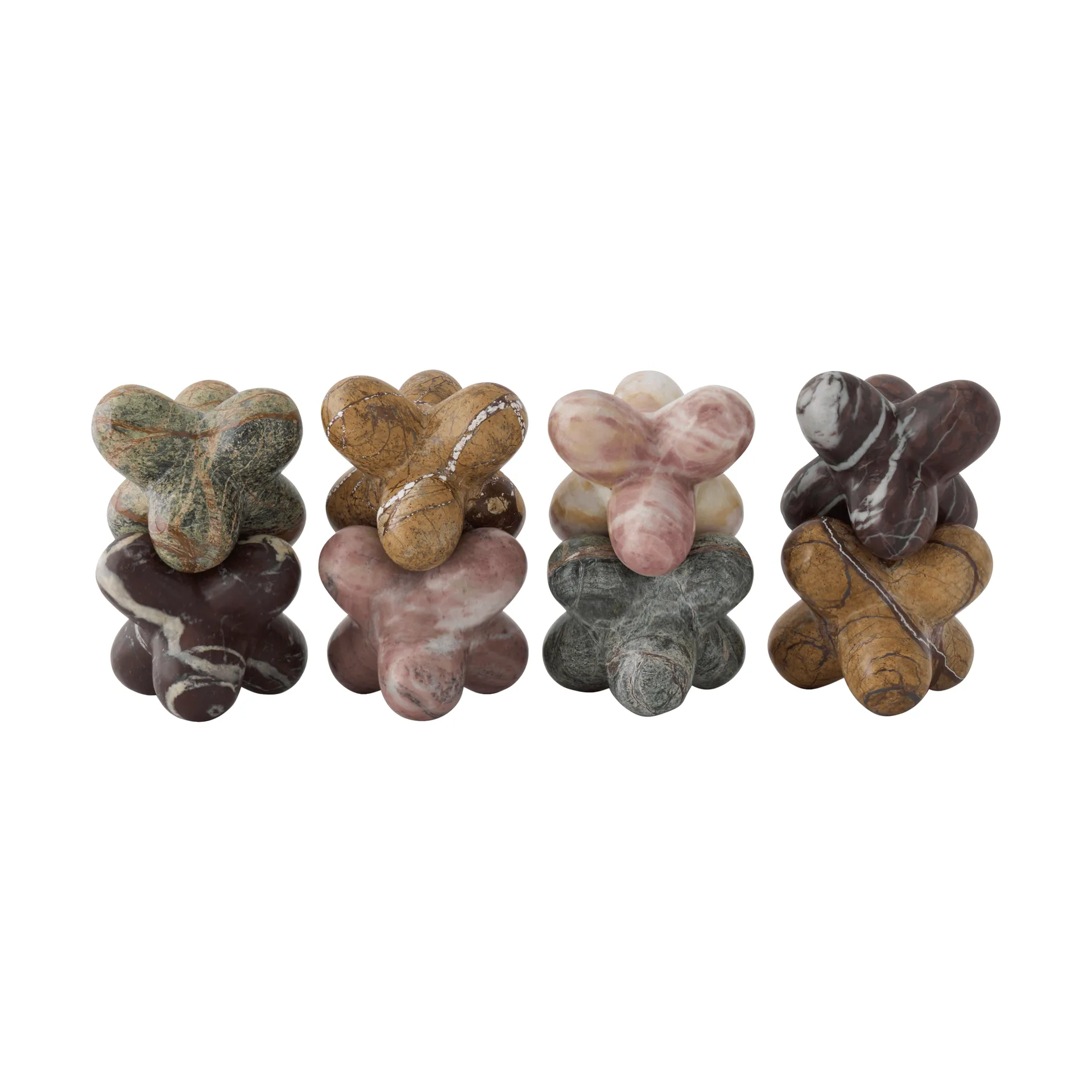 Jack decorative object, Forest brown marble, 10x8.5 cm Tom Dixon