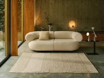 Knotty rug - White 200x300 cm - Tom Dixon