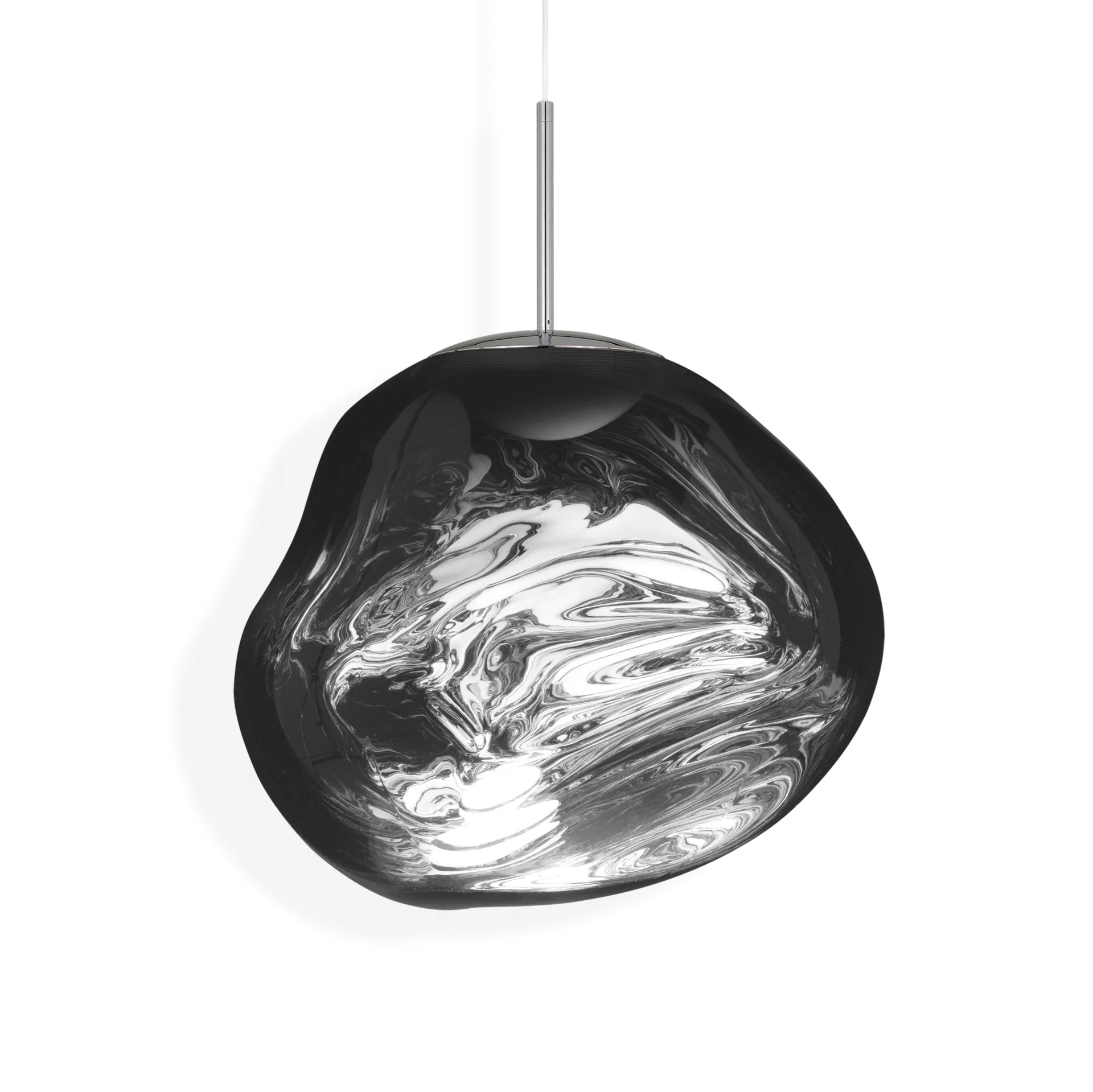 Melt pendant lamp LED, Chrome Tom Dixon
