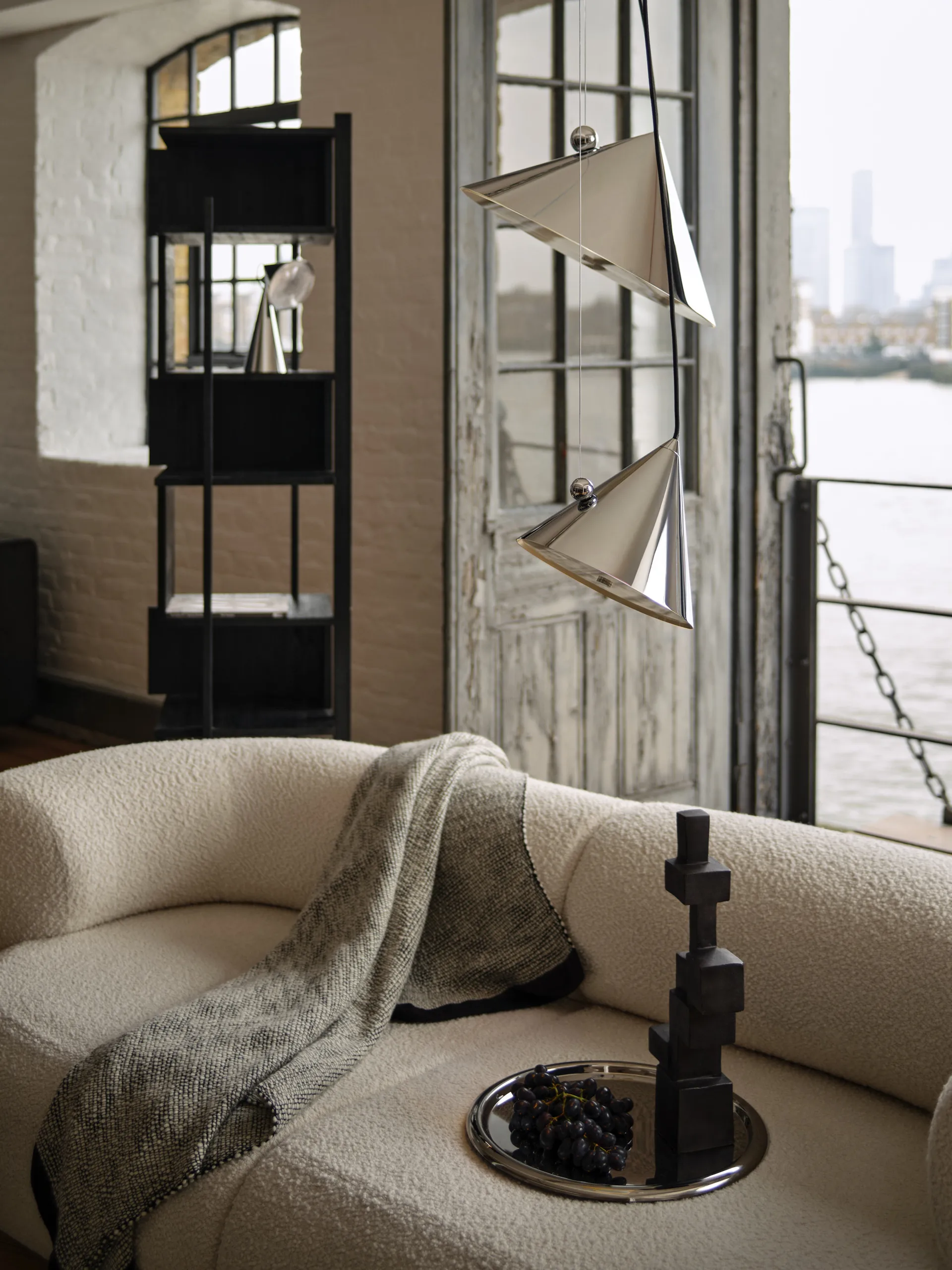 Pose pendant lamp, Silver, Ø25x24.5 cm Tom Dixon